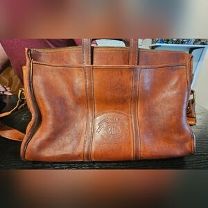 GHURKA The Expiditer No 34. Vintage Briefcase Real Leather.